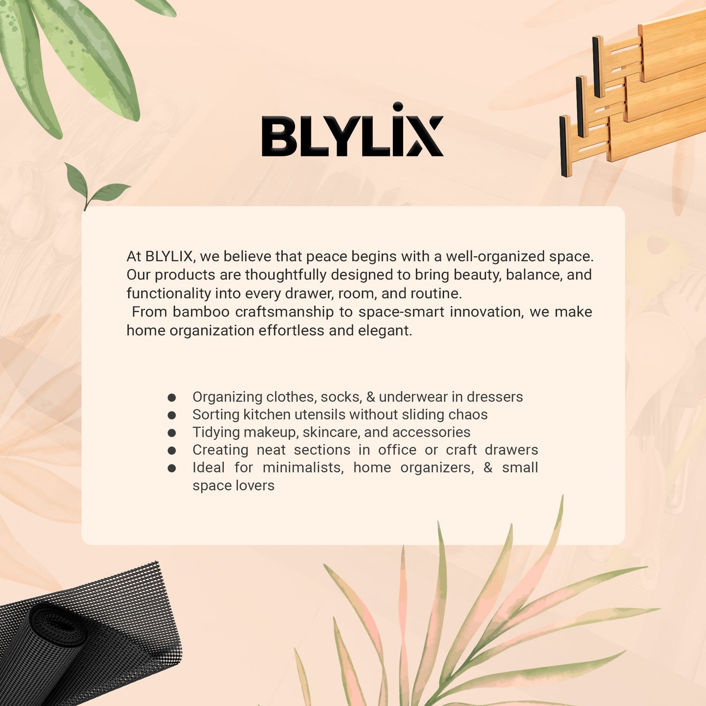 Expandable Bamboo Drawer