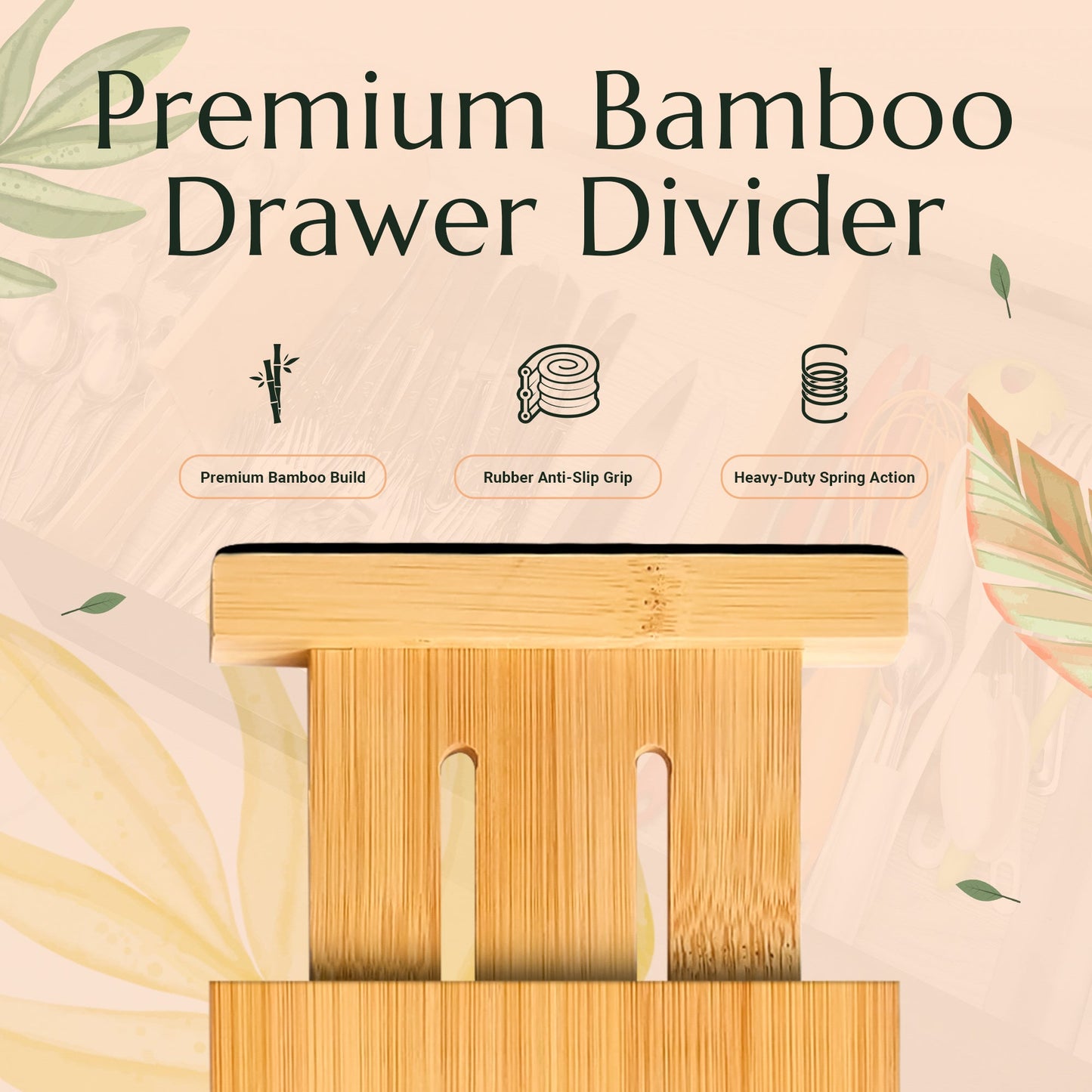 Expandable Bamboo Drawer