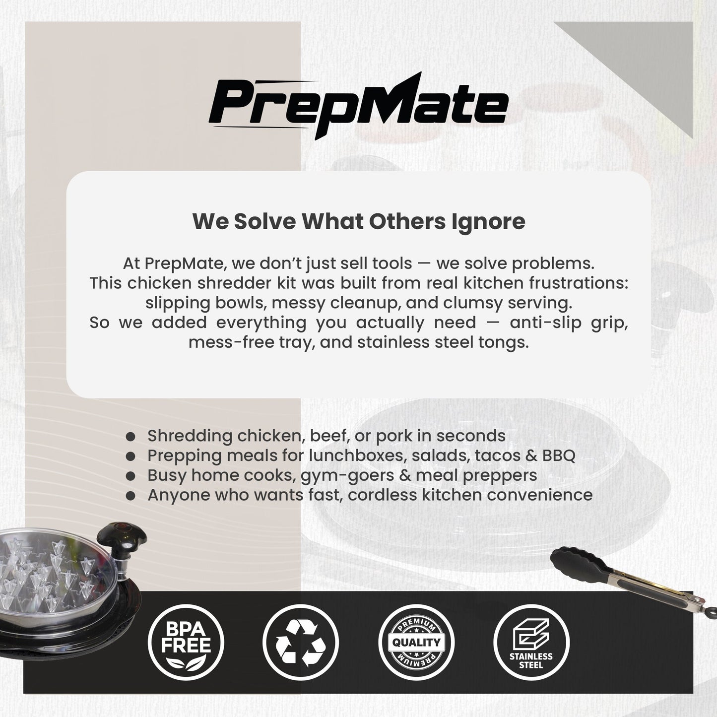 Prepmate Chicken Shredder