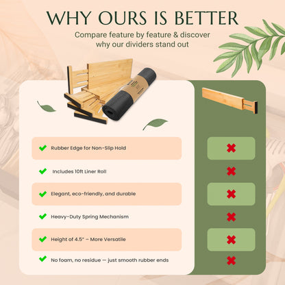 Expandable Bamboo Drawer