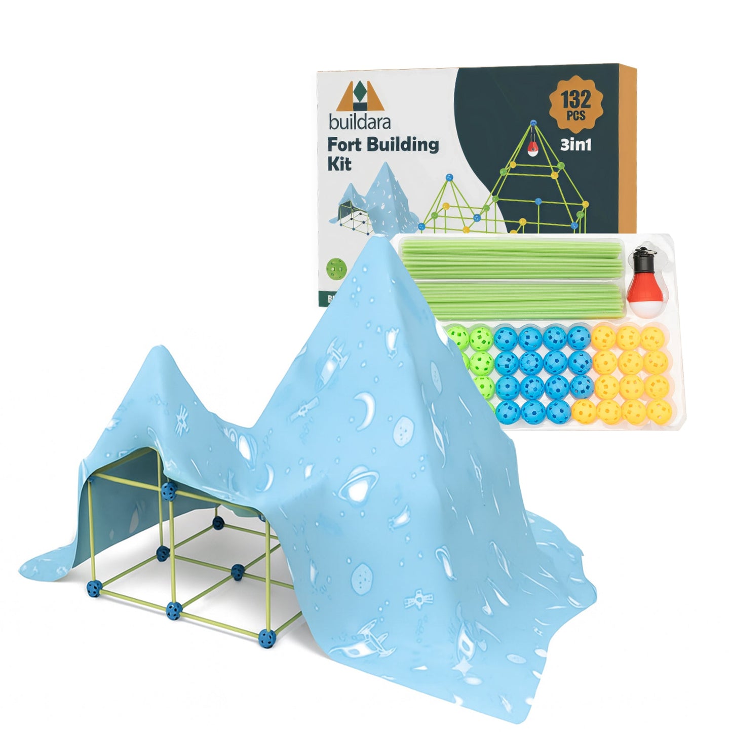 Buildara Fort Building Kit – 132